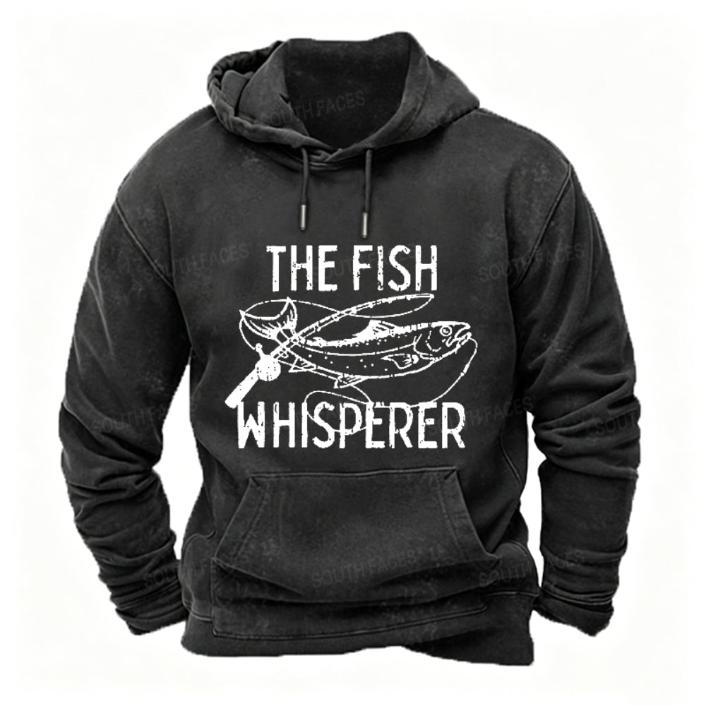 The Fish Whisperer Funny Fishing Hoodie