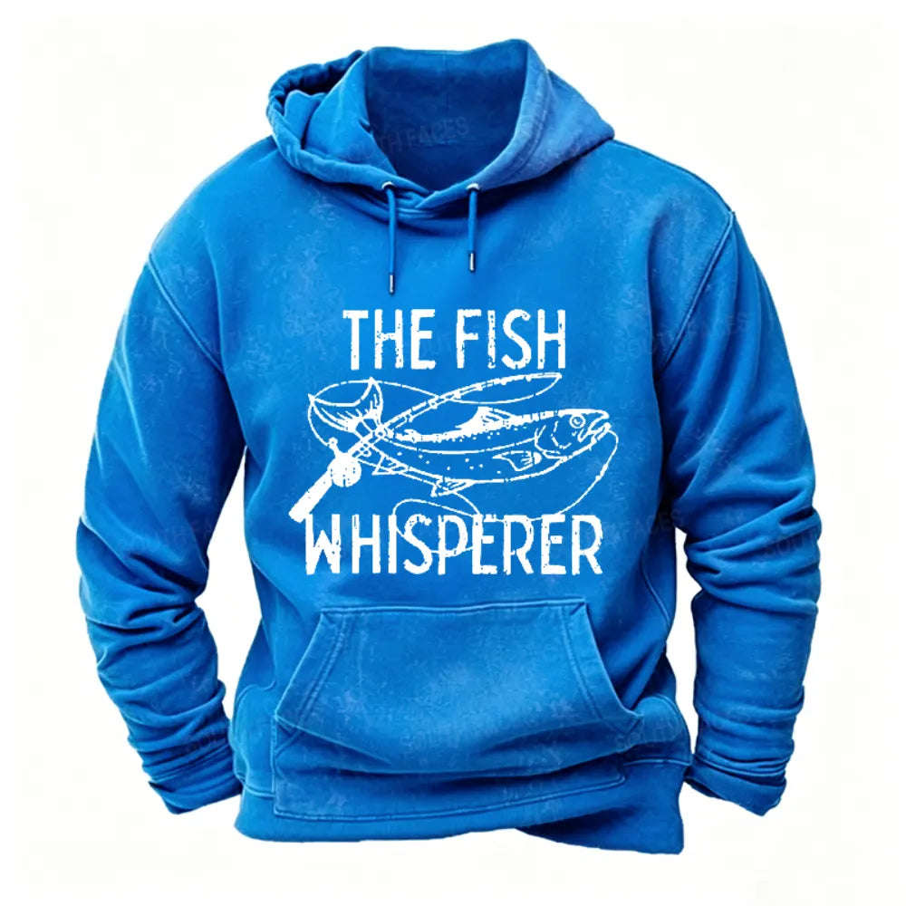 The Fish Whisperer Funny Fishing Hoodie