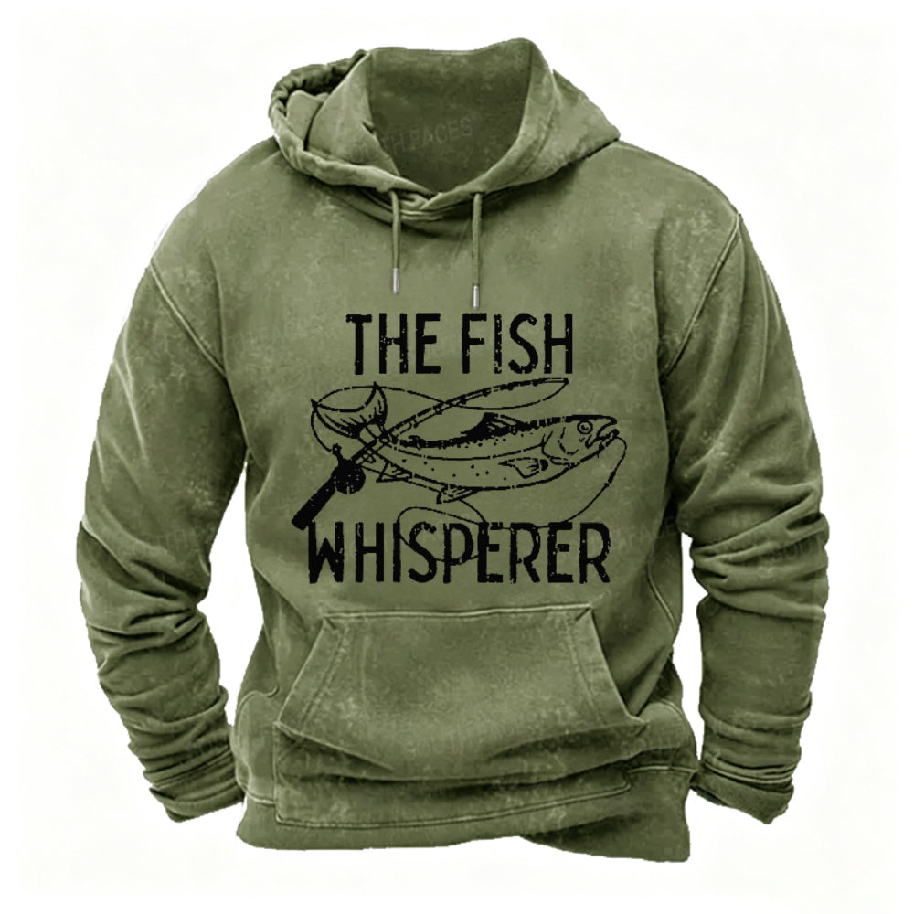The Fish Whisperer Funny Fishing Hoodie