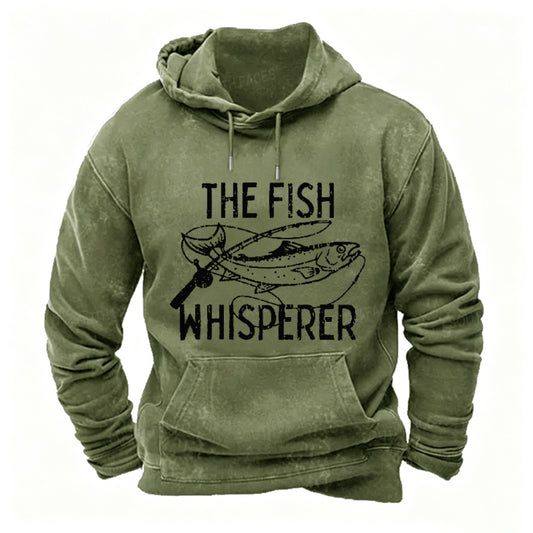 The Fish Whisperer Funny Fishing Hoodie