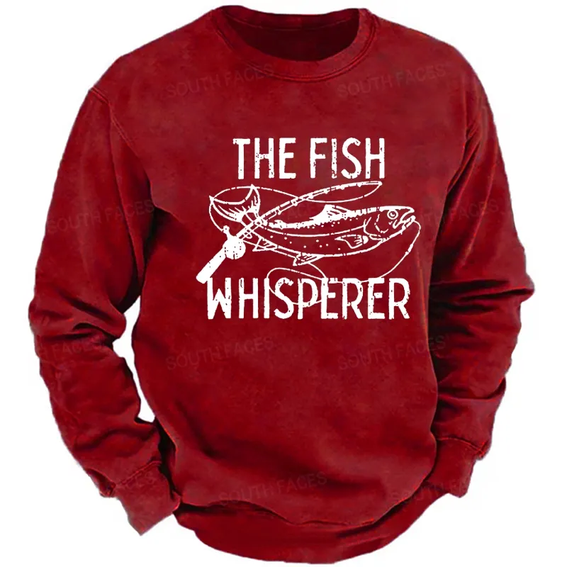 The Fish Whisperer Funny Fishing Hoodie