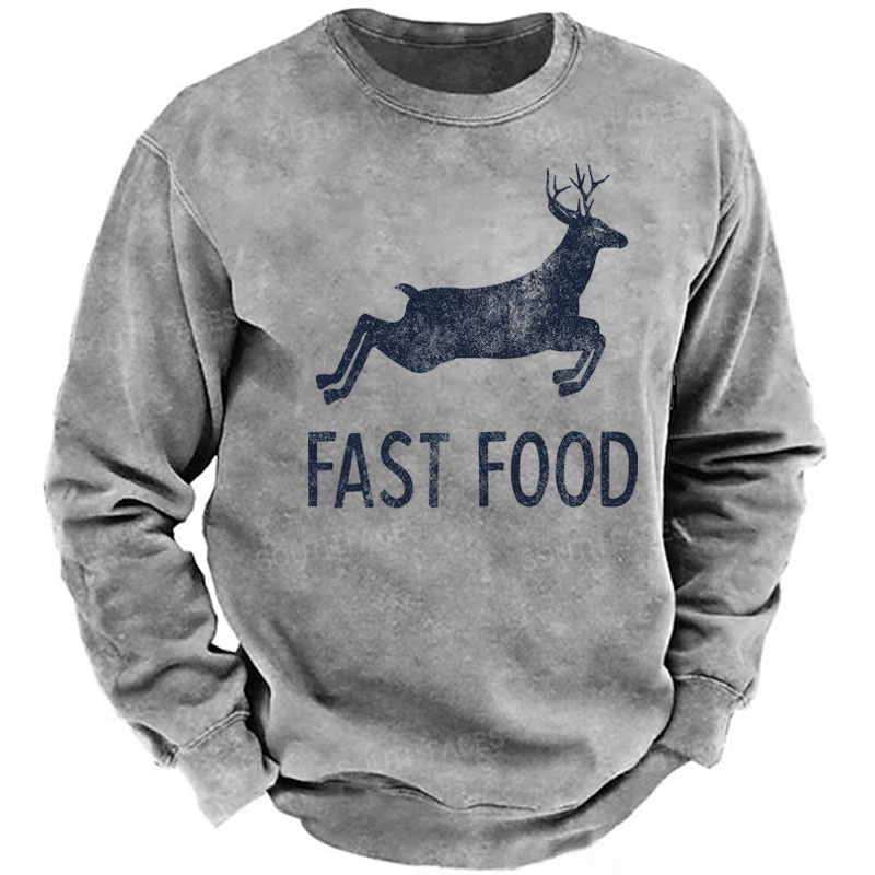 Fast Food Funny Hunting Sweatshirt