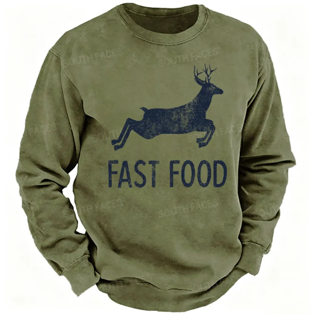 Fast Food Funny Hunting Sweatshirt