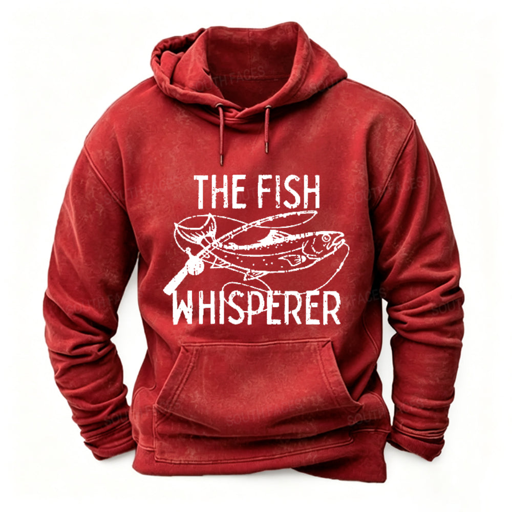 The Fish Whisperer Funny Fishing Hoodie
