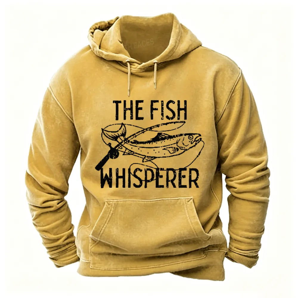 The Fish Whisperer Funny Fishing Hoodie