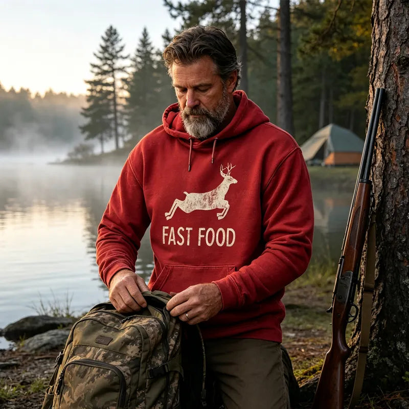 Fast Food Funny Hunting Hoodies