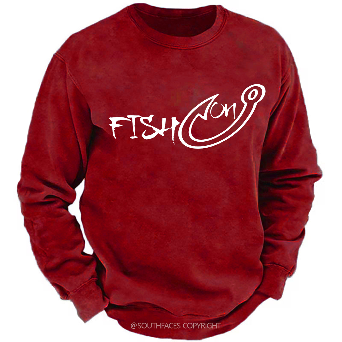 Fish On Funny Fishing Sweatshirt