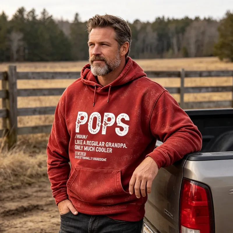 Pops Like A Regular Grandpa Only Much Cooler See Also: Exceptionally Handsome Hoodies