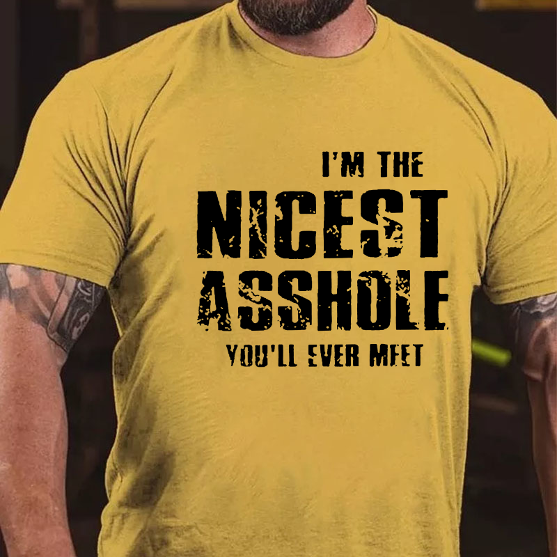 I'm The Nicest Asshole You'll Ever Meet T-shirt