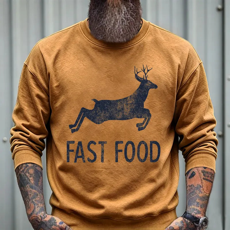Fast Food Funny Hunting Sweatshirt