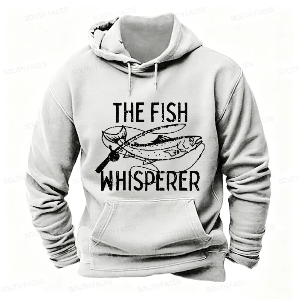 The Fish Whisperer Funny Fishing Hoodie