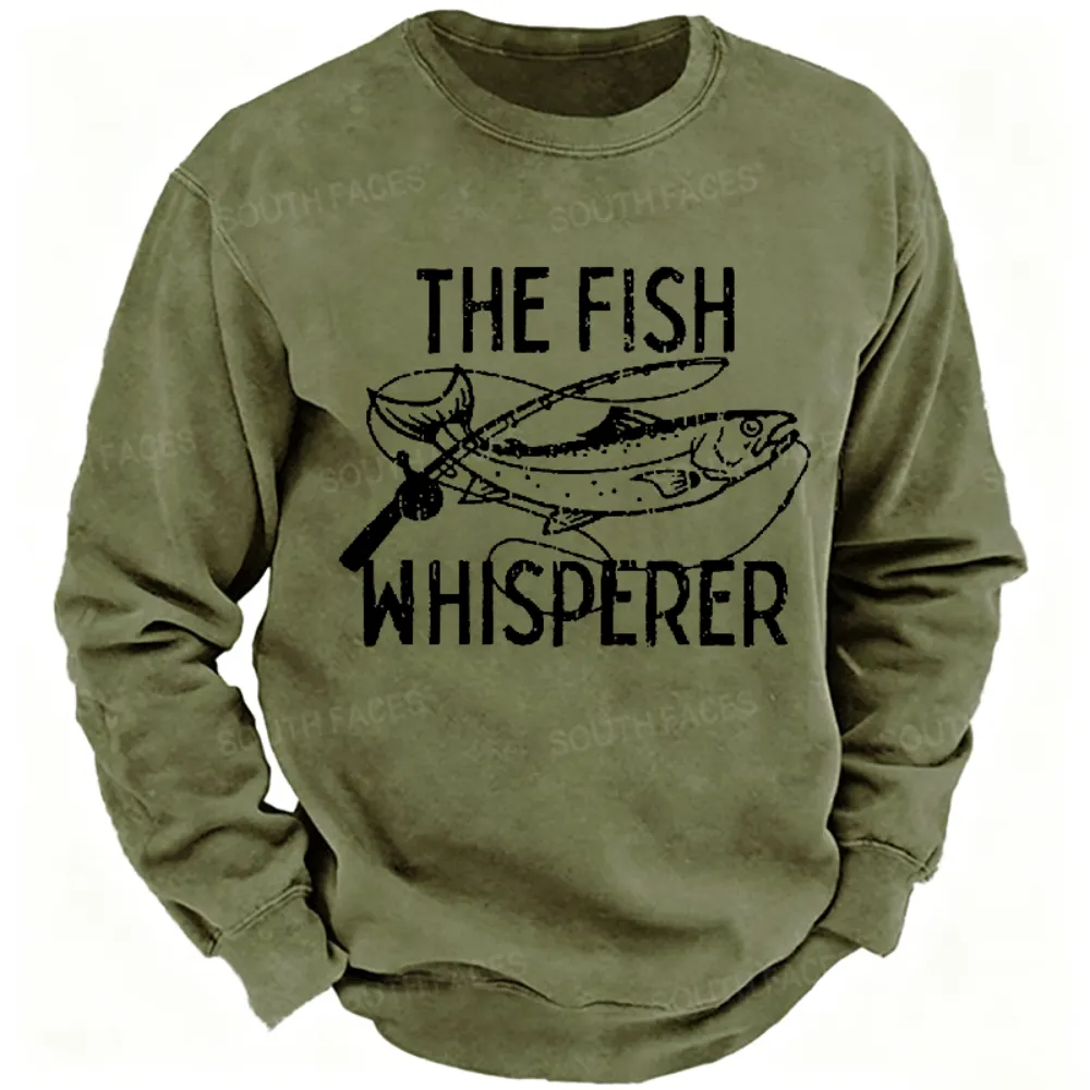 The Fish Whisperer Funny Fishing Hoodie