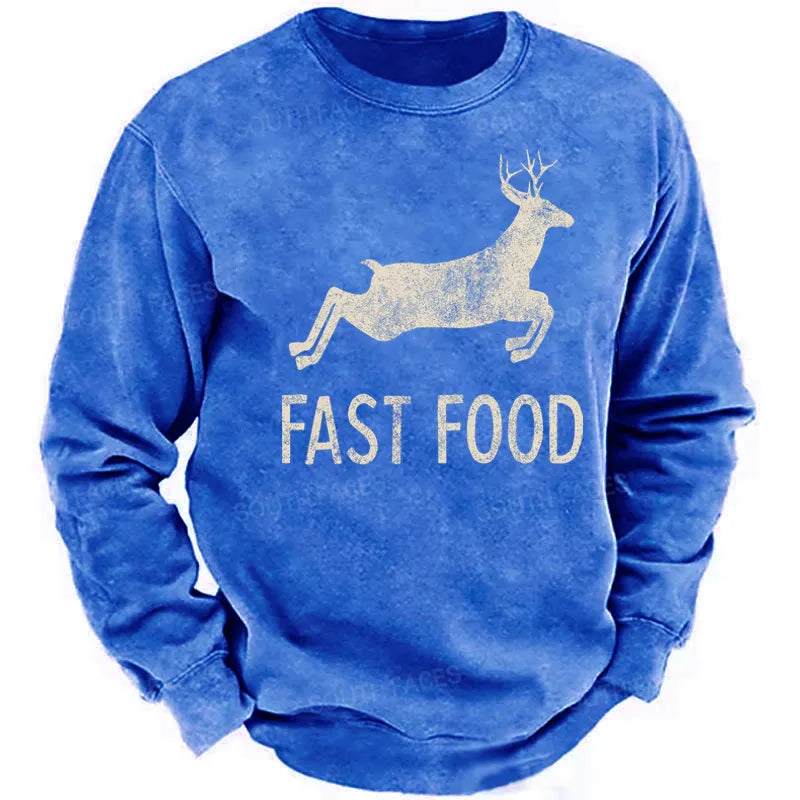 Fast Food Funny Hunting Sweatshirt