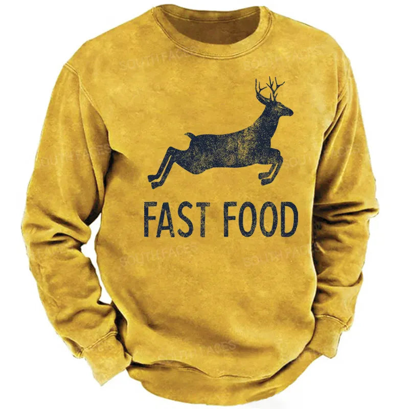 Fast Food Funny Hunting Sweatshirt